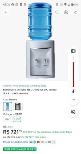 GELAGUA COMPACT NO PRECINHO 