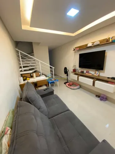 Sobrado de Condomínio com 2 quartos, Tupi, Praia Grande - R$ 340 mil, Cod: 16784