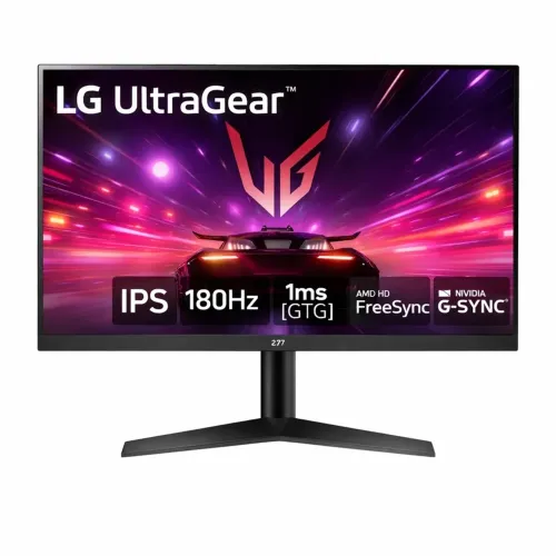 Monitor Gamer LG UltraGear 27", FHD, 180Hz, 1ms, IPS, DP e HDMI, HDR10, FreeSync, G-Sync
