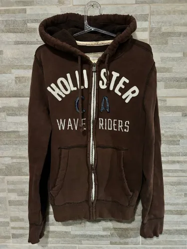 Blusa moletom marrom Hollister m