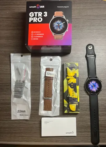 Amazfit GTR 3 PRO - *POUCO USADO* + 4 PULSEIRAS *EXTRAS*