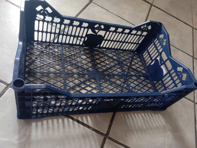 Caixa organizadora azul
