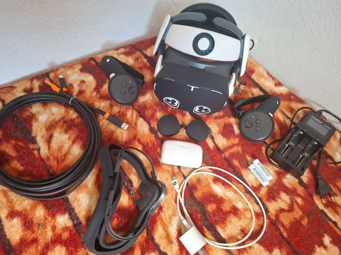 Meta Quest 3S + BoboVR S3 Pro + Baterias Extras (Kit Completo!)