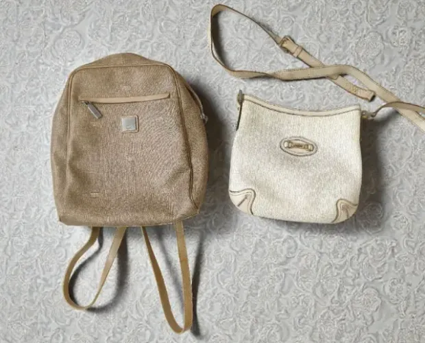 2 bolsas mochila victor hugo peças para restauração