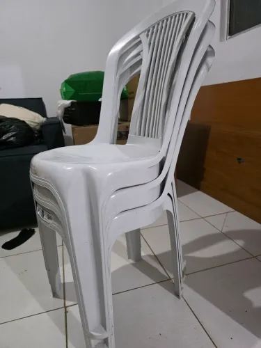 Kit 3 cadeiras de plastico