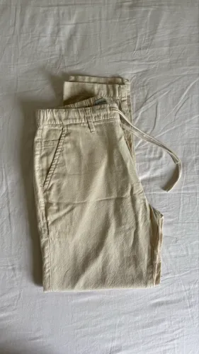 Calça relaxed Oxford algodão Renner 