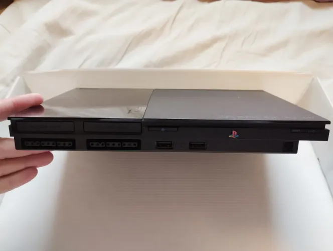 PS2 Slim destravado (leitor funcionando)