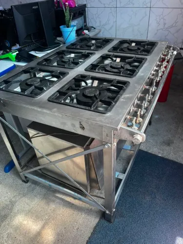 Fogão industrial inox ferroso