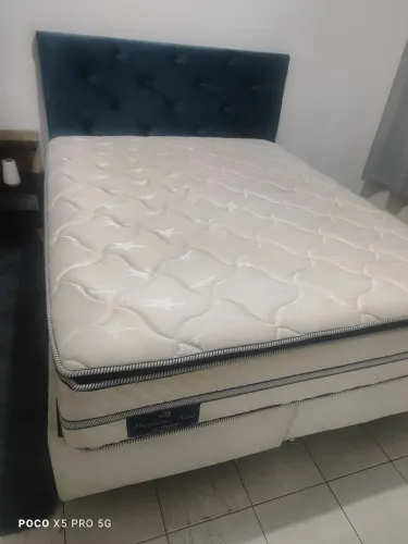 Cama Box Queen com cabeceira