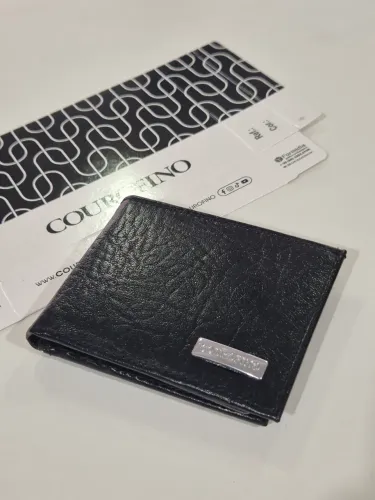 Carteira pequena em couro Legítimo Original da Couro Fino