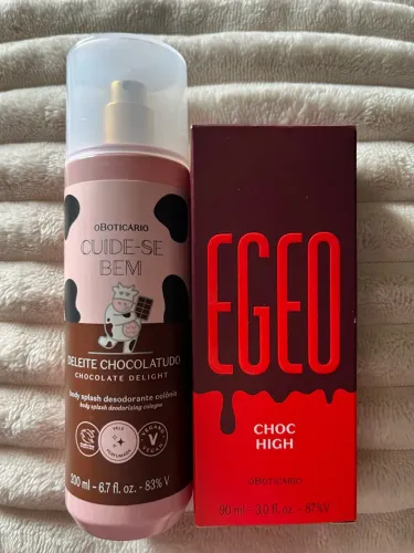Kit body splash + perfume Egeo