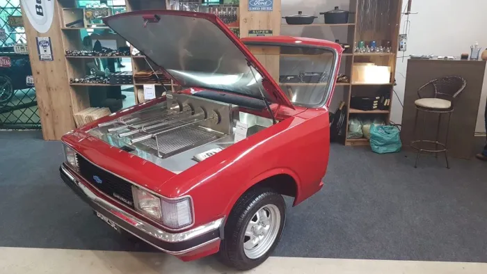 Churrasqueira inox carro opala