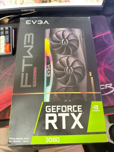 Placa de Vídeo RTX 3080 EVGA FTW3