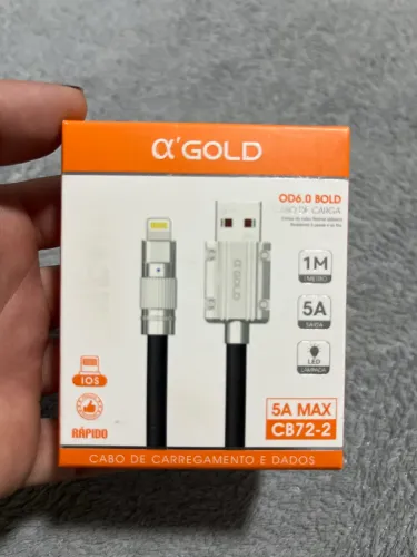 Cabo Carregador Usb Lightning Tipo C 1m Carregador Celular Preto Lightning