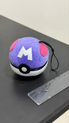 Pokebola Master Ball Pelúcia (Pokemon)