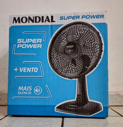 Ventilador de mesa mondial 30cm
