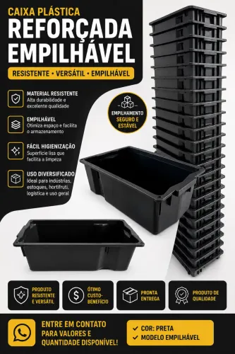 Caixa de leite plástica Multiuso 10 Litros