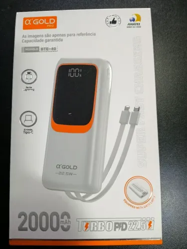 Power bank de 20.000 mah produto novo
