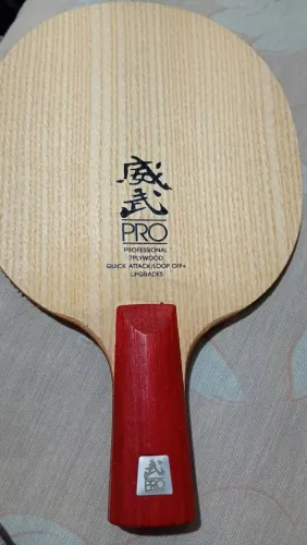 Raquete (Madeira) de Tênis de Mesa PRO 7 Ply Wood - Profissional