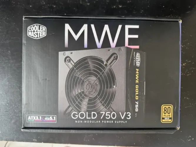 Fonte Cooler Master MWE Gold 750W V3 - ATX 3.1, cabo 12V-2x6 nativo