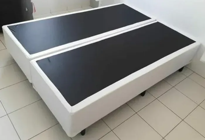Base Box Bipartida Queen, Pague na Entrega, Cartão 12x!