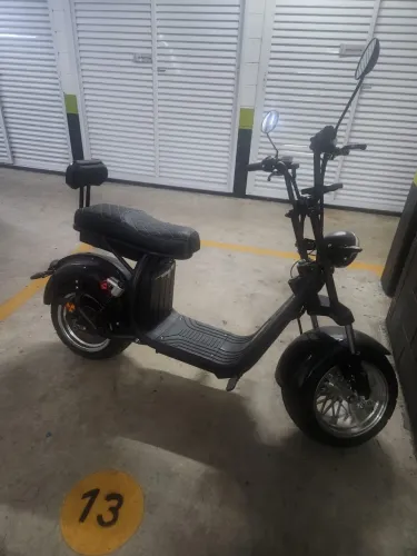 Moto Elétrica 3000W 60V 50km/h Preta
