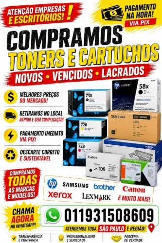Cartuchos e toners