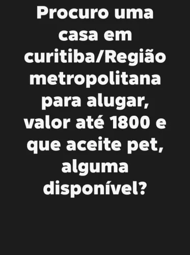 Alugo urgente