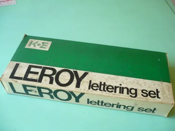 NORMÓGRAFO  LEROY  +  O6  RÉGUAS