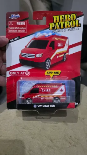 MODELISMO MINIATURA JADA NAO HOTWHEELS - HERO PATROL - VW CRAFTER