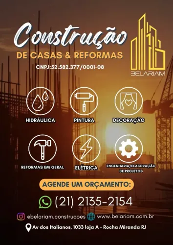 Empresa de serviços de construção civil com várias experiências