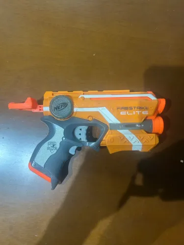 Nerf firestrike elite laranja