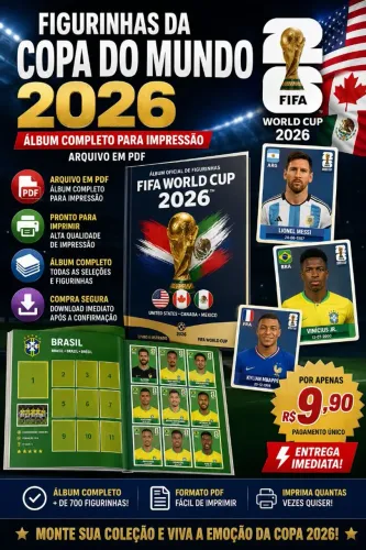 Figurinhas Copa Mundo 2026 PDF