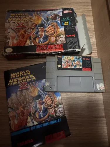 Jogos Snes Califórnia + World Heroes