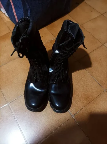 Coturno Tático / Militar com Zíper - NOVO (Sem uso)