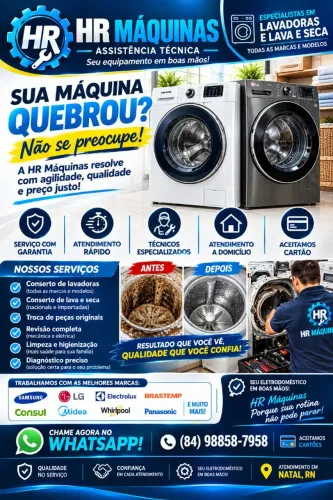 Consertos de máquinas de lavar