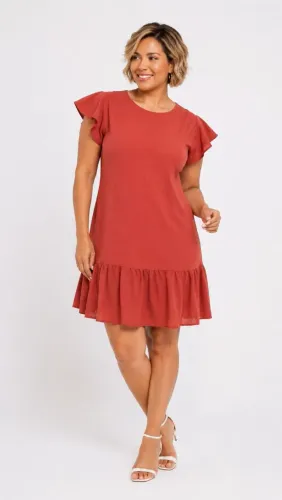 Vestidos no crepe duna