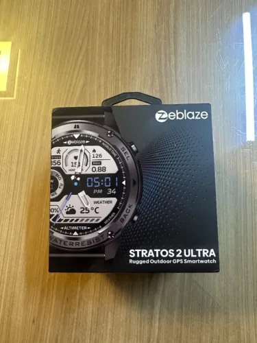Relógio Smartwatch Zeblaze Stratos 2 Ultra a prova d'água com GPS