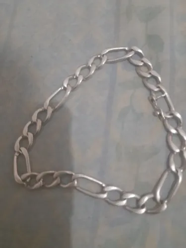 Pulseira de prata maciça