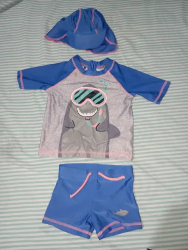 Conjunto proteção UV infantil 