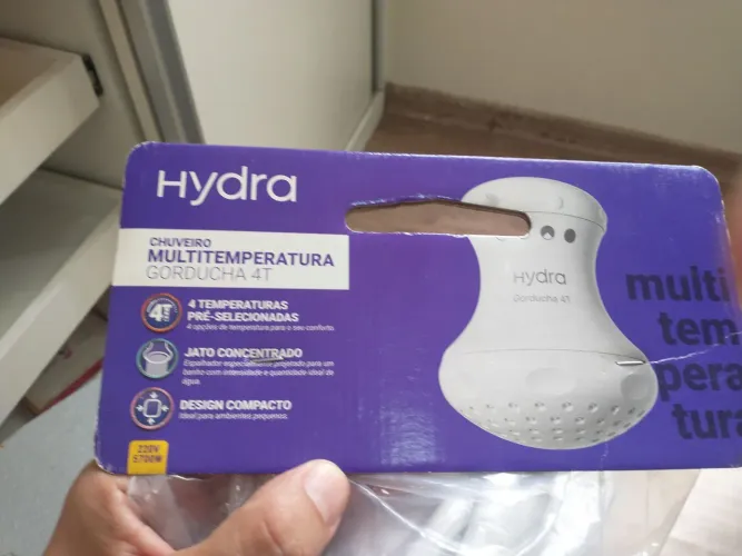 Ducha Hydra gorducha 220 volts produto novo