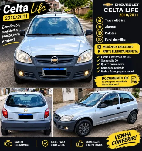 Chevrolet Celta Life/ LS 1.0 MPFI 8V Flexpower 3P 2011