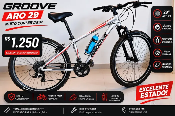 Vende-se bicicleta Groove Aro29