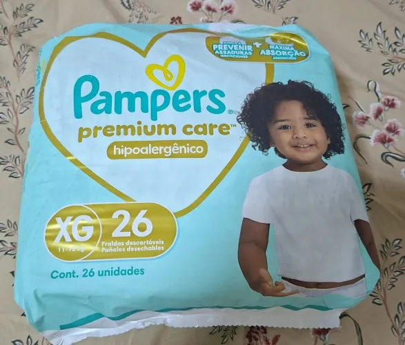 Fralda Pampers FECHADA