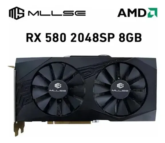 Placa de Vídeo | RX580 | 08GB | Mllse | Ótimo Estado