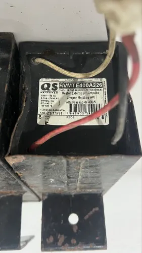 Reatores Externos 220V Vapor Metálico HPI - Par Completo