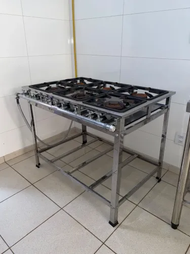 Fogão Industrial Mared 6 Bocas sem Forno