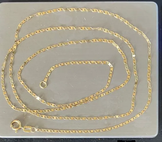 Corrente piastrine Ouro 18k