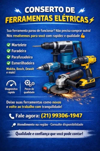 Conserto de ferramentas