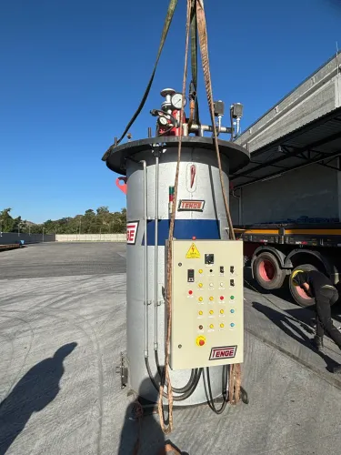 Gerador de Vapor Caldeira Tenge 1.000 Kg Semi-Novo